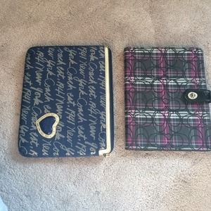 Right: soft cover for any iPad. Left: hard cover