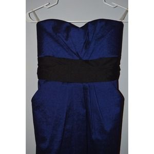 Dark Navy cocktail dress with tie