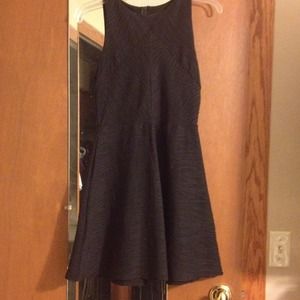 Cute and Flirt with a Flair Black Dress