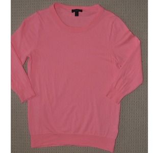 Pink Merino Wool 3/4 sweater