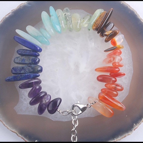 NWOT Healing Reiki bracelet w/semi-precious stones