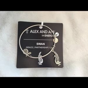 Alex and Ani Swan Bracelet. (+) Energy