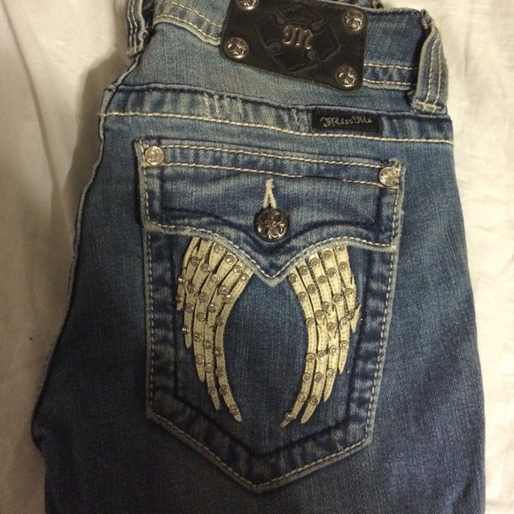 MissMe light wash skinny jeans