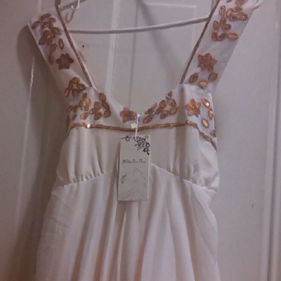 So feminine Dress Stunning and unique NWT - Picture 2 of 4