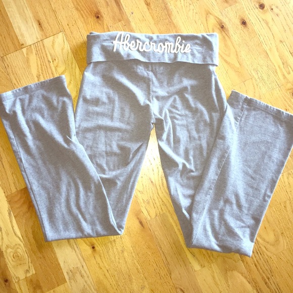 Grey Abercrombie Yoga Pants