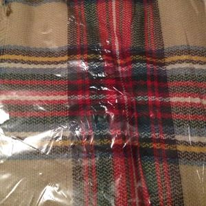 Tartan Plaid Blanket Scarf Soft and Oversized