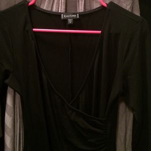 Sexy form fitted black dress