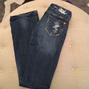 MEK denim size 25 "Capetown" bootcut jeans