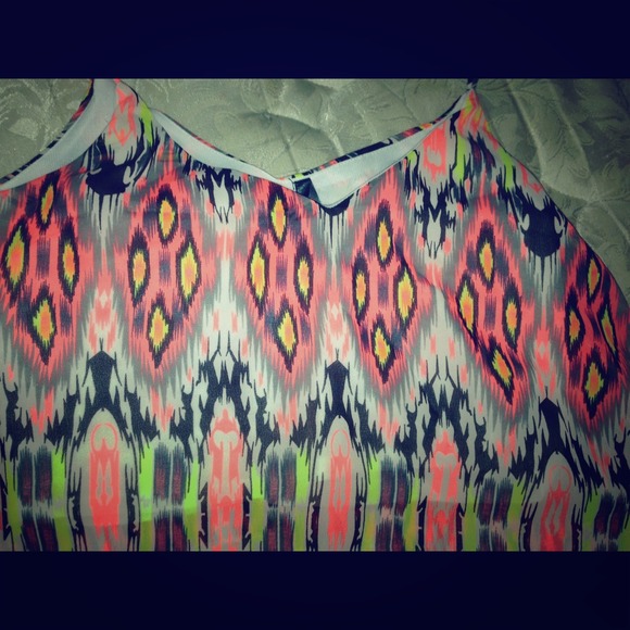 Tribal crop top