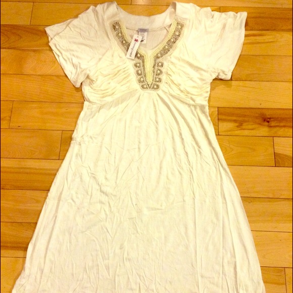 NWT Charming Charlie Dress with Intricate Beading