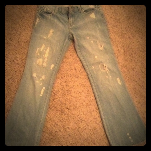 PRICE ⬇️:Destroyed Bootcut Old Navy Jeans - Size 6