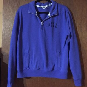 PINK Victoria's Secret Purple Quarter-Zip