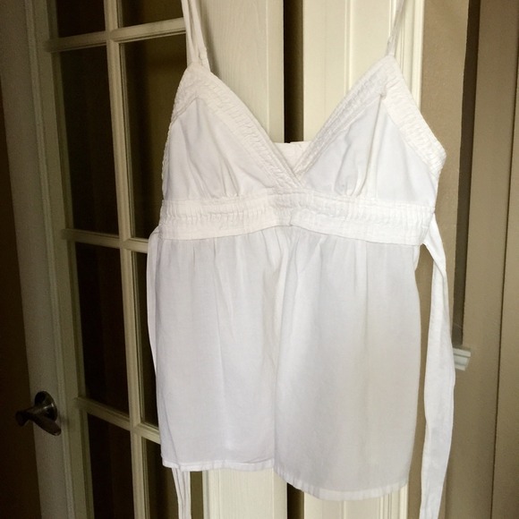 White Camisole Cotton Top