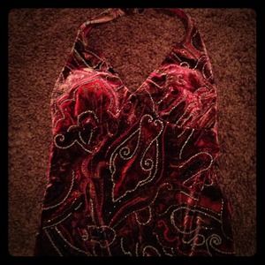 CACHE! Beautiful beaded top. Must sell.