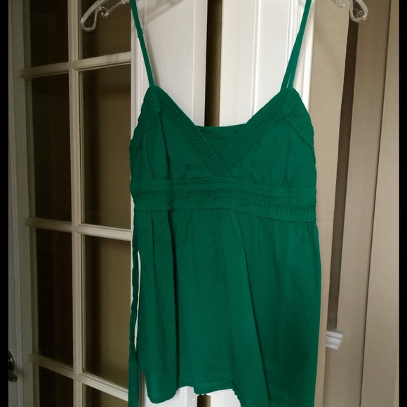 Green Camisole Cotton Top