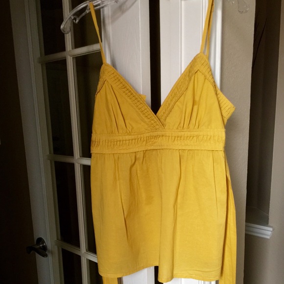 Yellow Camisole Cotton Top