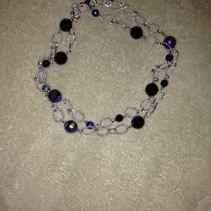 Great blue stone necklace
