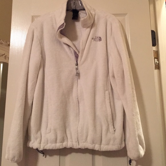 White North Face fleece jacket