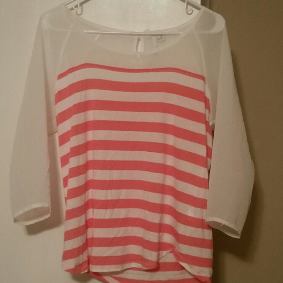 Bundle yellow cardigan & Lauren Conrad  M shirt