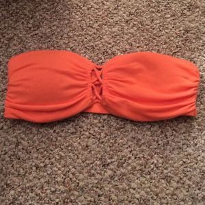 Orange bathing suit