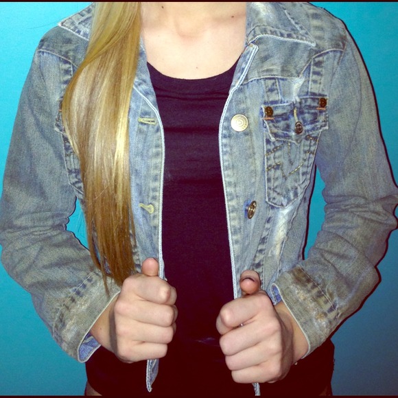 True Religion brand jean jacket