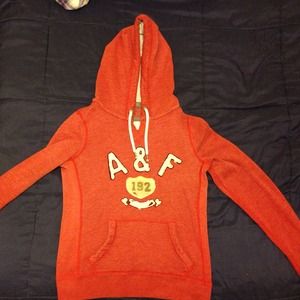 Abercrombie & Fitch Red Hoodie