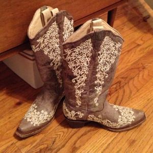 Vintage style cowboy boots