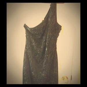 One shoulder Lil black dress