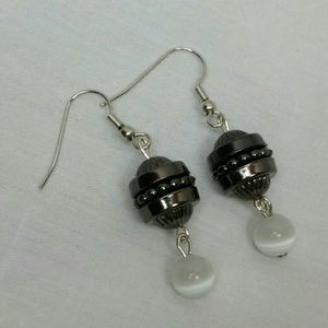 Handcrafted Metal beaded earrings