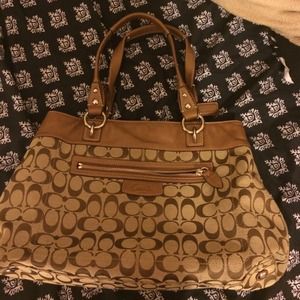 Authentic coach purse