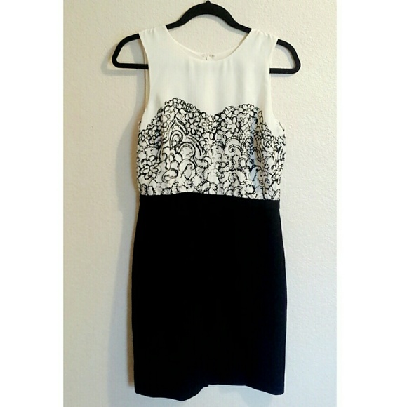 SALE! Black and White Dress