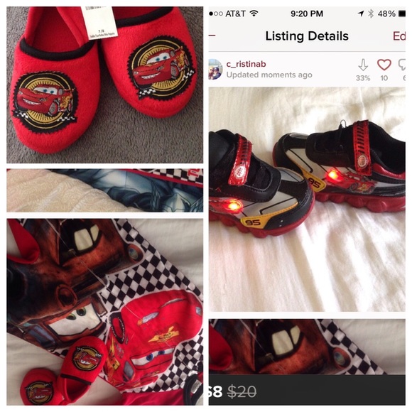 Toddler shoes McQueen bundle