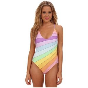 WILDFOX Vintage Rainbow Classic One Piece