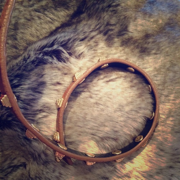 Tory Burch Double wrap studded bracelet