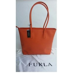 Furla Bags - FURLA St. Tropez Saffiano Leather Tote Bag Purse Furla Bags - FURLA St. Tropez Saffiano Leather Tote Bag Purse