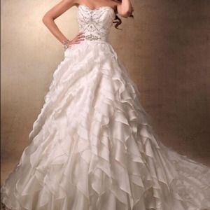 Swarovski Crystals Adorn Wedding Dress