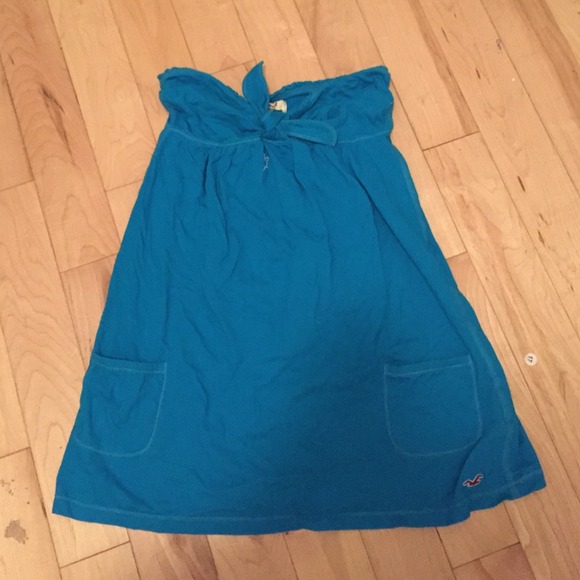 Strapless hollister dress