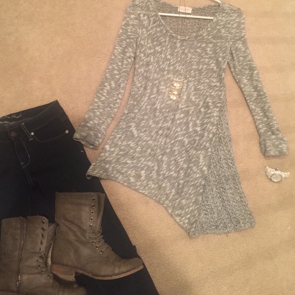 Asymmetrical sweater