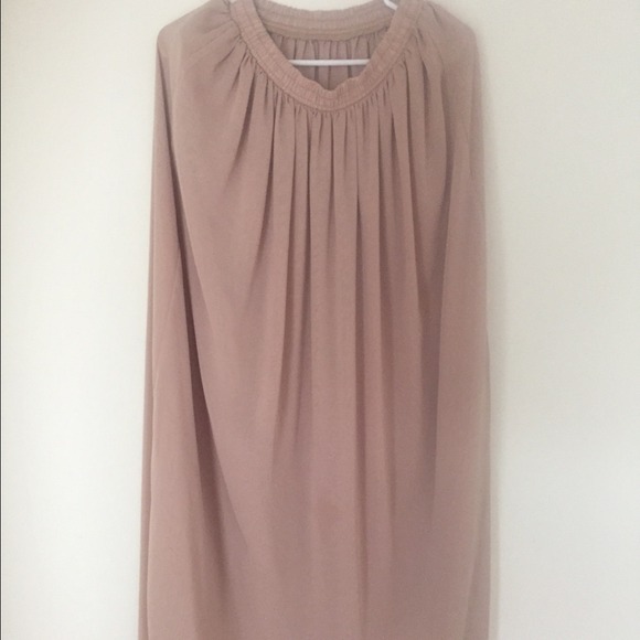 Nude Maxi Skirt