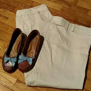 Brown/blue shoes