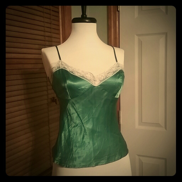 Emerald green cam with sequins - Picture 1 of 2