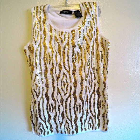 Verve sequin dress tank top