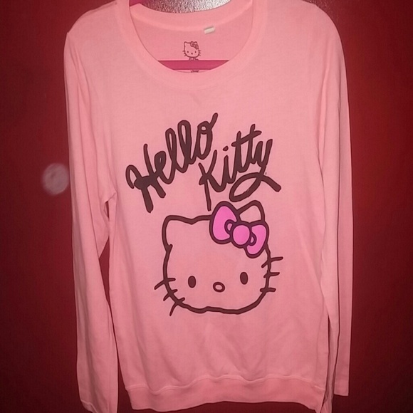 Coral Hello Kitty Sweater