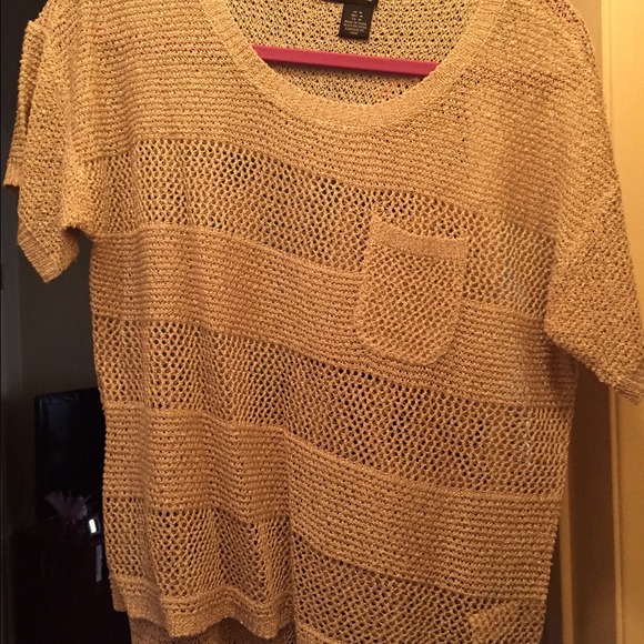 Cute Mesh Hi Lo Top