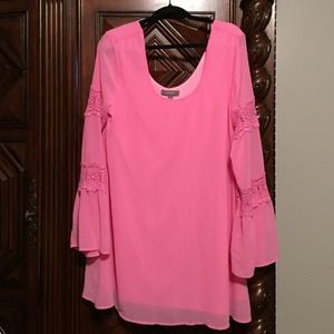 NWOT UMGEE dress! 💕Flirty bubble gum pink 💗