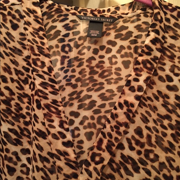 Sheer leopard top