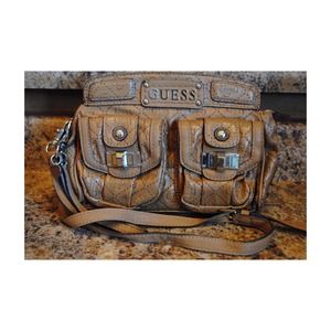 Guess Tan Crossbody Bag