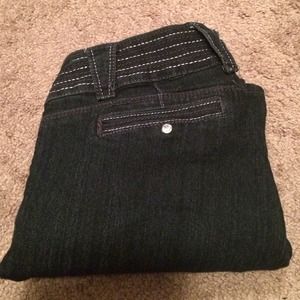 Dark denim boutique skinny jeans