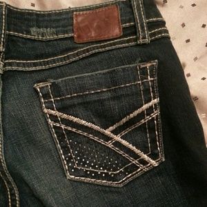 Bke dark wash jeans 28L