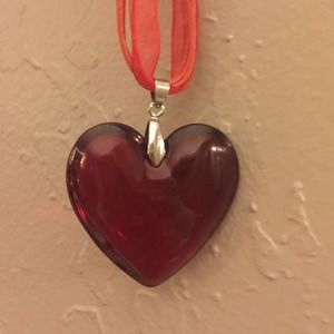 Glass Heart Necklace
